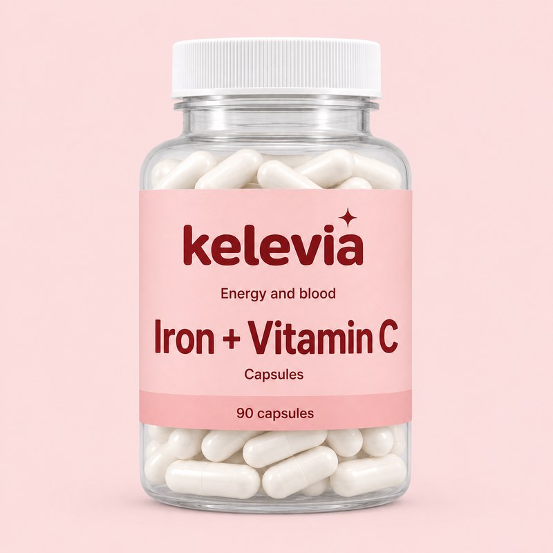 Iron + Vitamin C, 90 capsules